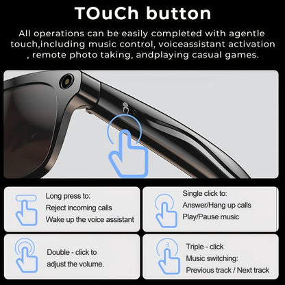 Las nuevas gafas inteligentes admiten control táctil