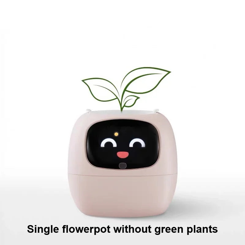Smart Planter Emotional AI Flowerpot Over 49 Rich Expressions 7 Smart Sensors AI Chips Plant Faces -See Feelings