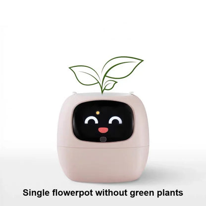 Smart Planter Emotional AI Flowerpot Over 49 Rich Expressions 7 Smart Sensors AI Chips Plant Faces -See Feelings