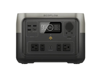 ECOFLOW Portable Power Station RIVER 2 Max, 499Wh/512Wh LiFePO4 Battery/ 1 Hour Fast Charging, Up To 1000W Output
