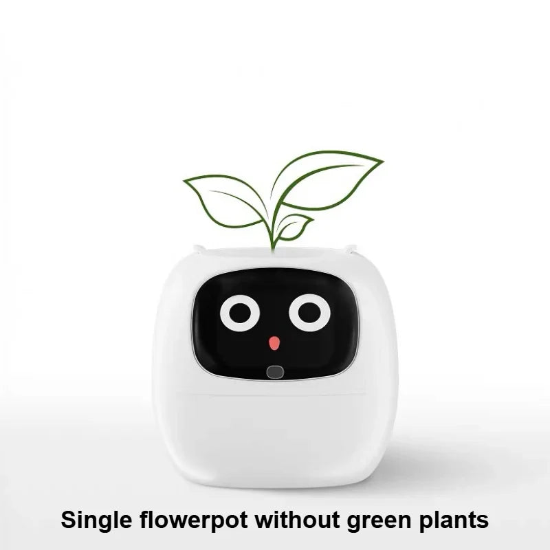 Smart Planter Emotional AI Flowerpot Over 49 Rich Expressions 7 Smart Sensors AI Chips Plant Faces -See Feelings