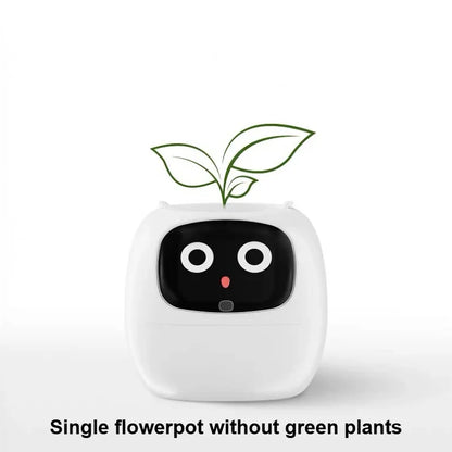 Smart Planter Emotional AI Flowerpot Over 49 Rich Expressions 7 Smart Sensors AI Chips Plant Faces -See Feelings