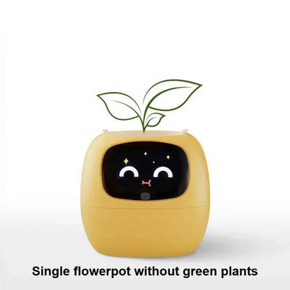 Smart Planter Emotional AI Flowerpot Over 49 Rich Expressions 7 Smart Sensors AI Chips Plant Faces -See Feelings
