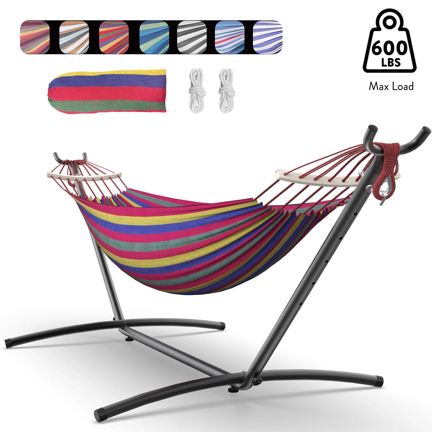 Hamaca Gyroor con soporte ajustable