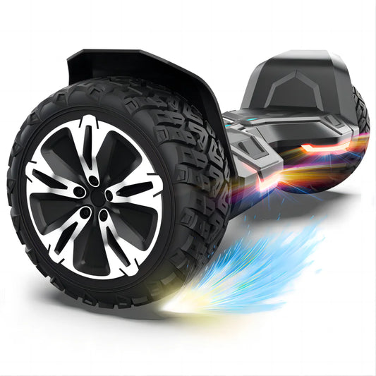 Warrior 8.5 Inch350W*2 off-Road Self-balancing scooter- with Music Speaker And LED Lights, 10mph.