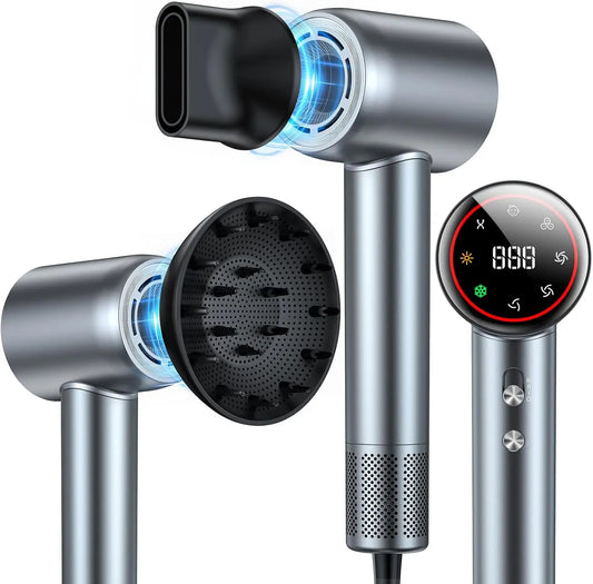 Secador de pelo iónico de alta velocidad de 160.000 RPM